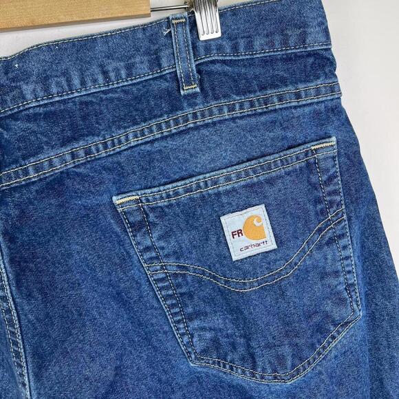 Carhartt Men's Loose Fit Denim Jeans - Blue - Picture 3 of 7